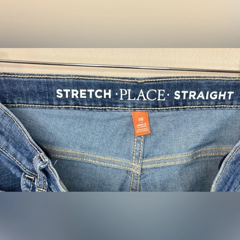 The Children's Place Stretch Adjustable Waist Boys Jeans - Size 16